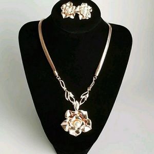 Dubai Wedding 18k GP 20" Necklace Jewelry Set